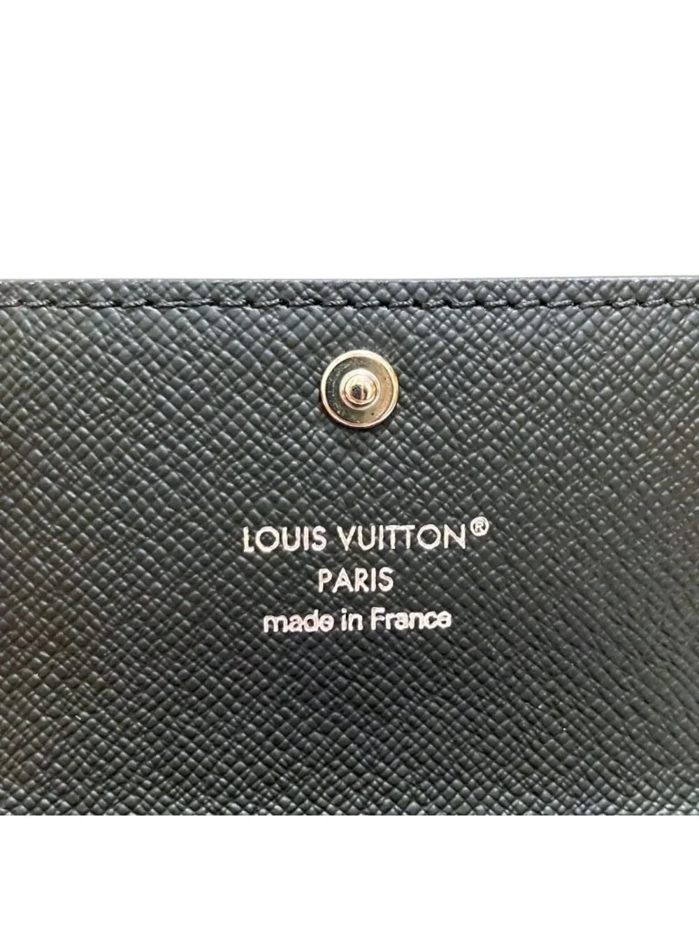 Louis Vuitton Multicles 6 Monogram Eclipse Key Case Canvas Calfleather